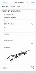 Signing with Dynamics 365